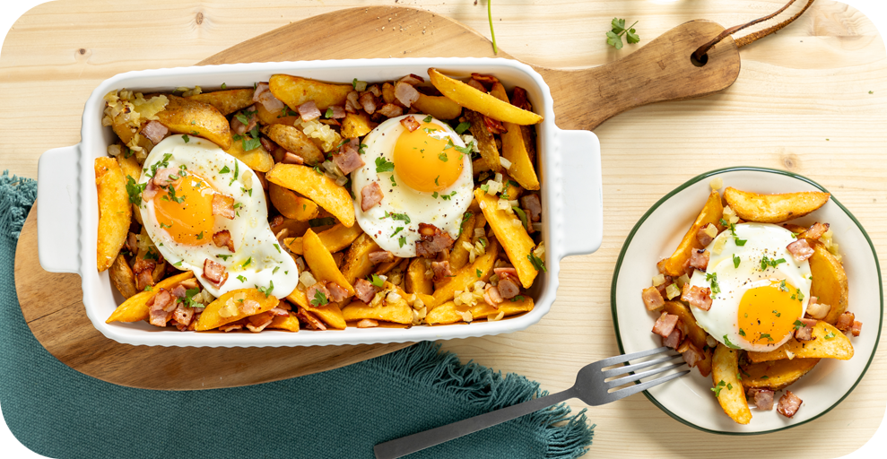 Πατάτες country με φλούδα και μυρωδικά