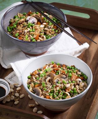 ΑΡΑΚΑ STIR FRY ΜΕ ΡΥΖΙ ΜΠΑΡΜΠΑ ΣΤΑΘΗΣ