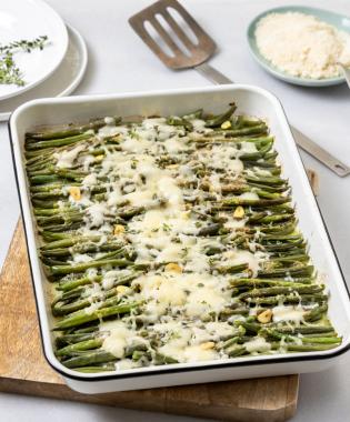 Τυρένια φασολάκια στον φούρνο